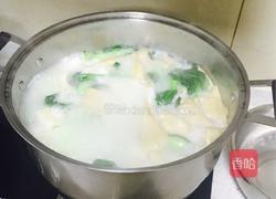 鸡汤裤带面的做法图解7