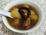 陈年萝卜干雪莲煲鸡腿