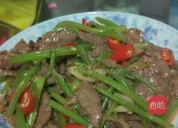 小炒牛肉的做法图解3