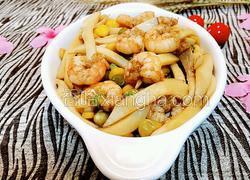 豌豆杏鲍菇炒虾仁