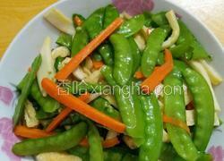 荷兰豆炒油豆腐