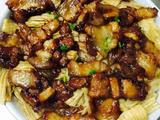 五花肉豆腐竹
