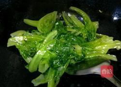 炒生菜的做法图解7