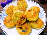豆渣肉末煎饼