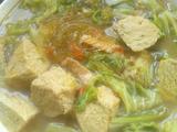冻豆腐炖白菜粉