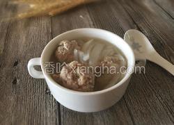 肉丸萝卜汤
