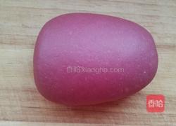 玫瑰花馒头（红曲粉）的做法图解4