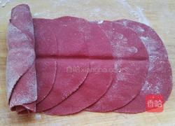 玫瑰花馒头（红曲粉）的做法图解9