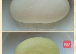 玫瑰花肉馒头（抹茶）的做法图解3