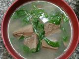 枸杞叶鸭血汤