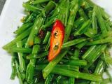 空心菜杆炒辣椒