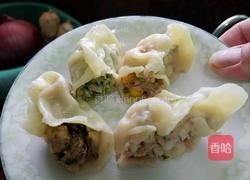 四味饺子(玉米鱿鱼淡菜芹菜)的做法图解8