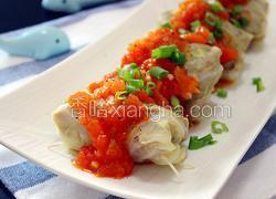 茄汁卷心菜牛肉卷