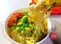 多汁青椒鸡蛋面的做法图解18