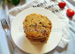 肉末橄榄菜米饭饼