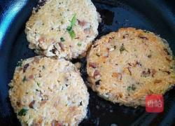 肉末橄榄菜米饭饼的做法图解4