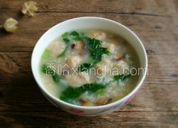 香菇肉丸芥菜粥