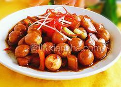 蒜香五花肉烧鹌鹑蛋(浓汁版)