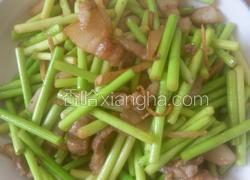 蒜台炒肉