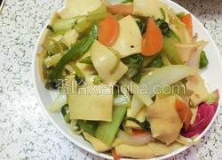 炝炒千叶豆腐