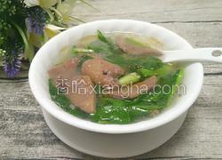 青菜猪肝汤