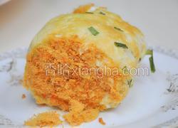 沙拉肉松面包卷