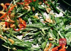 韭菜炒干虾的做法图解8