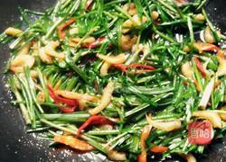 韭菜炒干虾的做法图解10