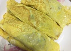 猪肉韭菜卷蛋