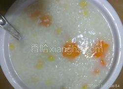 玉米胡萝卜粥