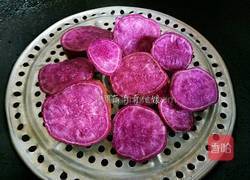 紫薯糯米小饼（烤箱版）的做法图解2