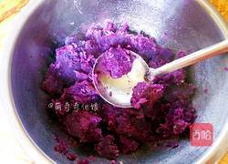 紫薯糯米小饼（烤箱版）的做法图解4