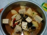 土豆木耳炖豆腐
