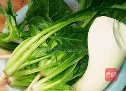 杏鲍菇炒菠菜的做法图解1