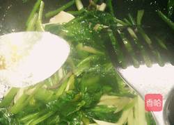 杏鲍菇炒菠菜的做法图解6