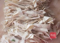 奶白菜炒豆皮的做法图解2