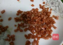 火腿生菜蛋炒饭的做法图解4