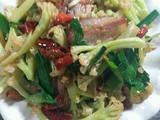 花菜炒腊肉