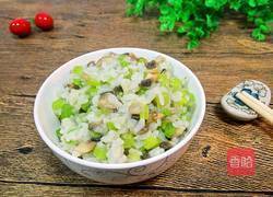 西芹口蘑炒米饭的做法图解9
