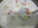 牛奶西米水果露