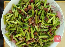 蒜苔炒肉丝的做法图解7