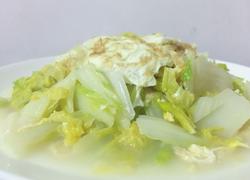 鸡蛋清汤娃娃菜
