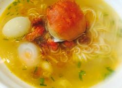 蟹油鸽蛋面、