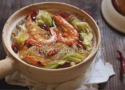 鲜虾白菜粉丝煲