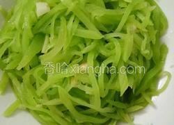 清炒莴笋丝