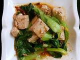金针菇青菜烧豆腐