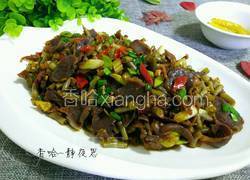 酸豆角双椒炒鸡胗