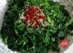 凉拌菠菜的做法图解3