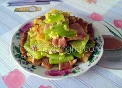 腊肉炒莴苣