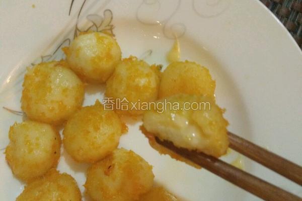 爆浆芝士土豆酥丸